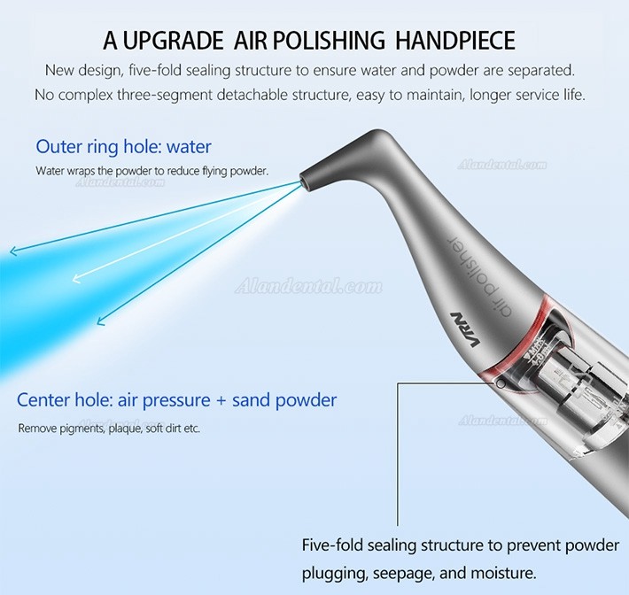 VRN-Q6 6 In 1 Ultrasonic Scaler + Air Polisher (Ultrasonic Periodontal Treatment Device)